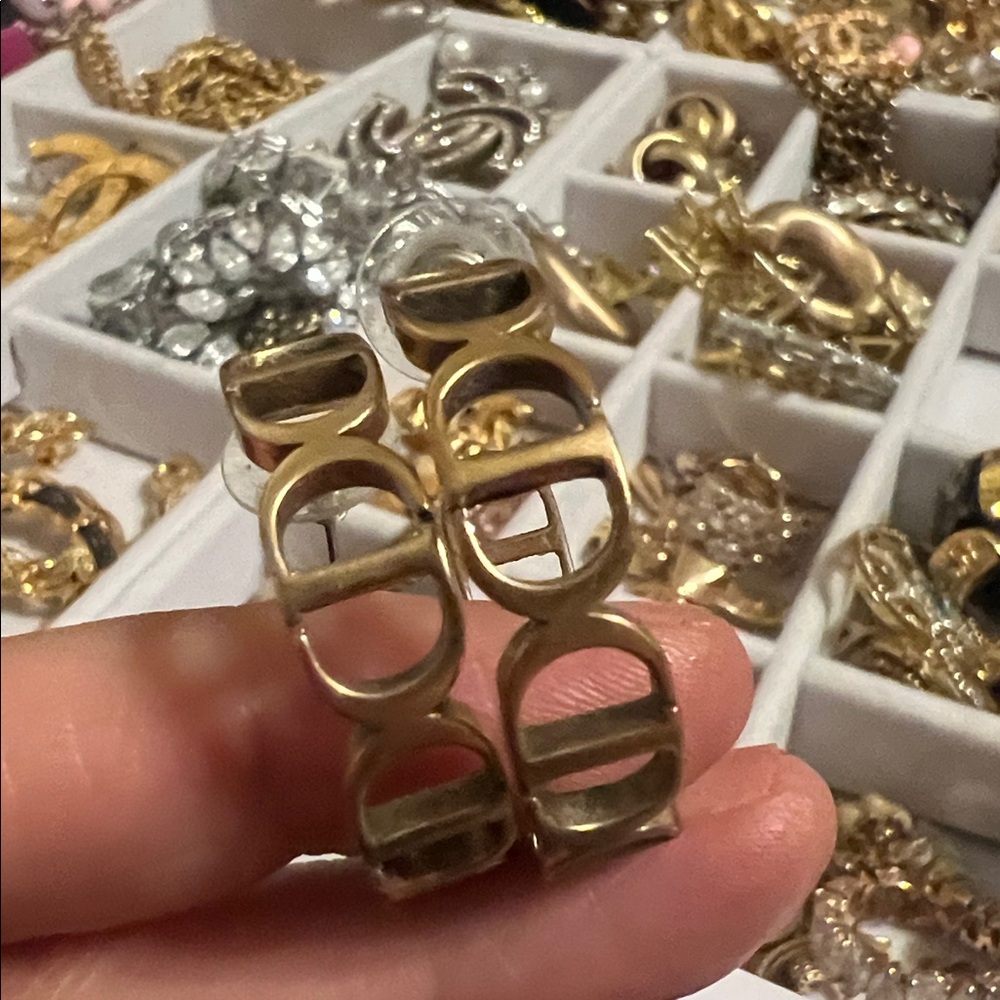 Dior Gold Earrings
